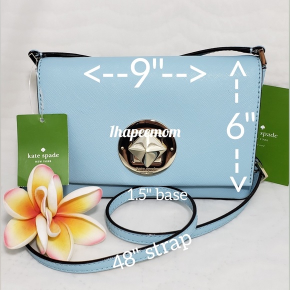kate spade Bag Crossbody Light Blue Gold Hardware - Picture 6 of 8